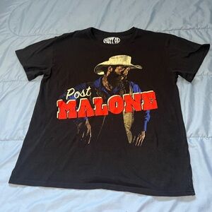 Black Post Malone Graphic T-Shirt Size Medium